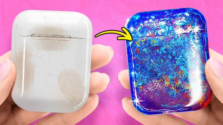 How to make your own sparkly earphone’s case